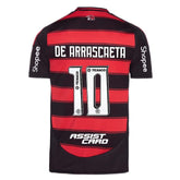 Manto Flamengo Jogo 1 Adidas 2025 – Com Kit Patrocínio – De Arrascaeta 10